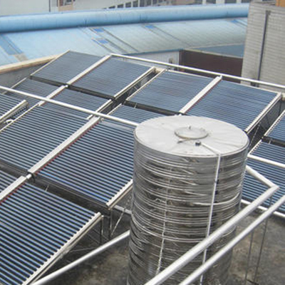 联箱太阳能热水系统